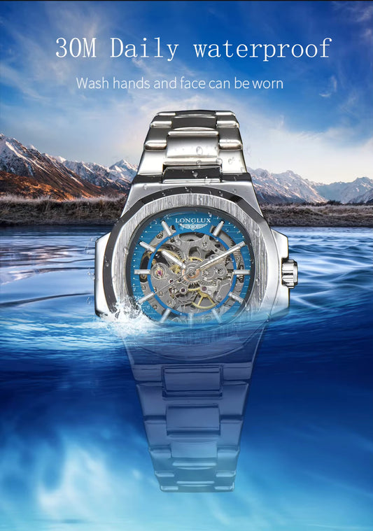 LONGLUX Men automatic mechanical watch